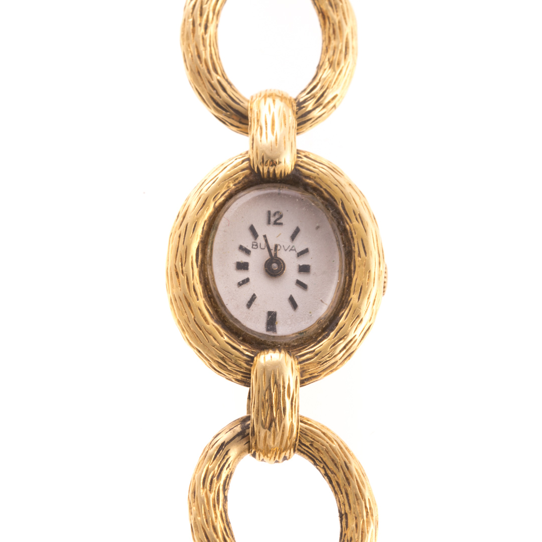 Appraisal: An K Lady's Bulova Wrist Watch K yellow gold Bulova