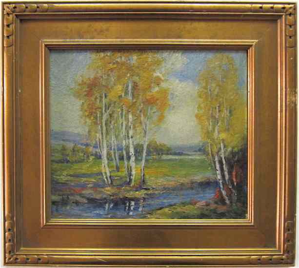 Appraisal: NORTHWEST IMPRESSIONIST OIL ON BOARD early to mid- th century