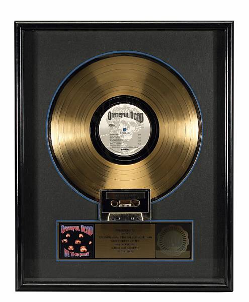 Appraisal: An RIAA gold record given to Ram Rod for In