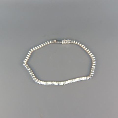 Appraisal: Platinum Diamond Bracelet round diamonds totaling carats high grade long