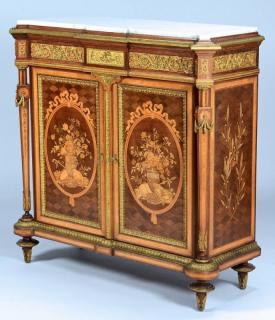 Appraisal: French Commode Paillard Bronze Mounts Exceptional Napoleon III marble topped