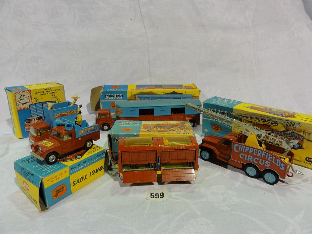 Appraisal: A s Corgi Chipperfield Circus set of vehicles all in