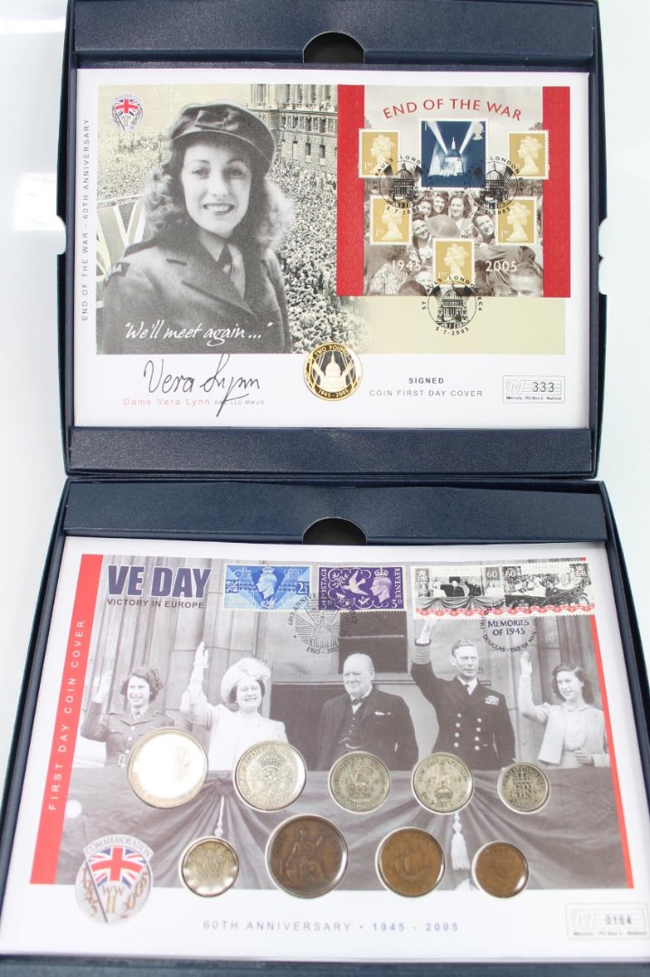 Appraisal: Westminster Collection coin cover for Vera Lynn and VE Day