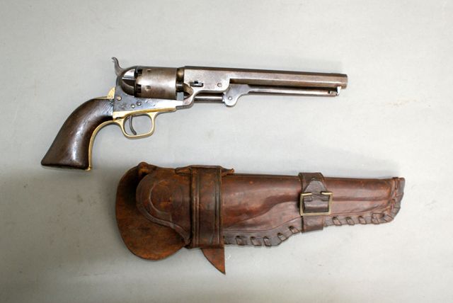 Appraisal: A Colt Navy percussion caliber shot revolver SN all matching