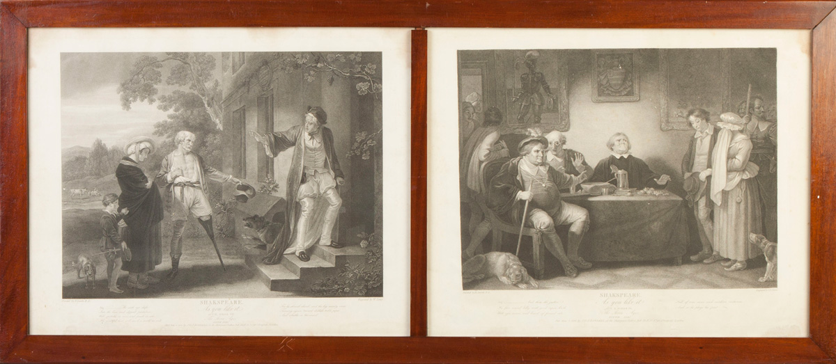 Appraisal: Shakespeare As You Like It Engravings Painted by R Smirke