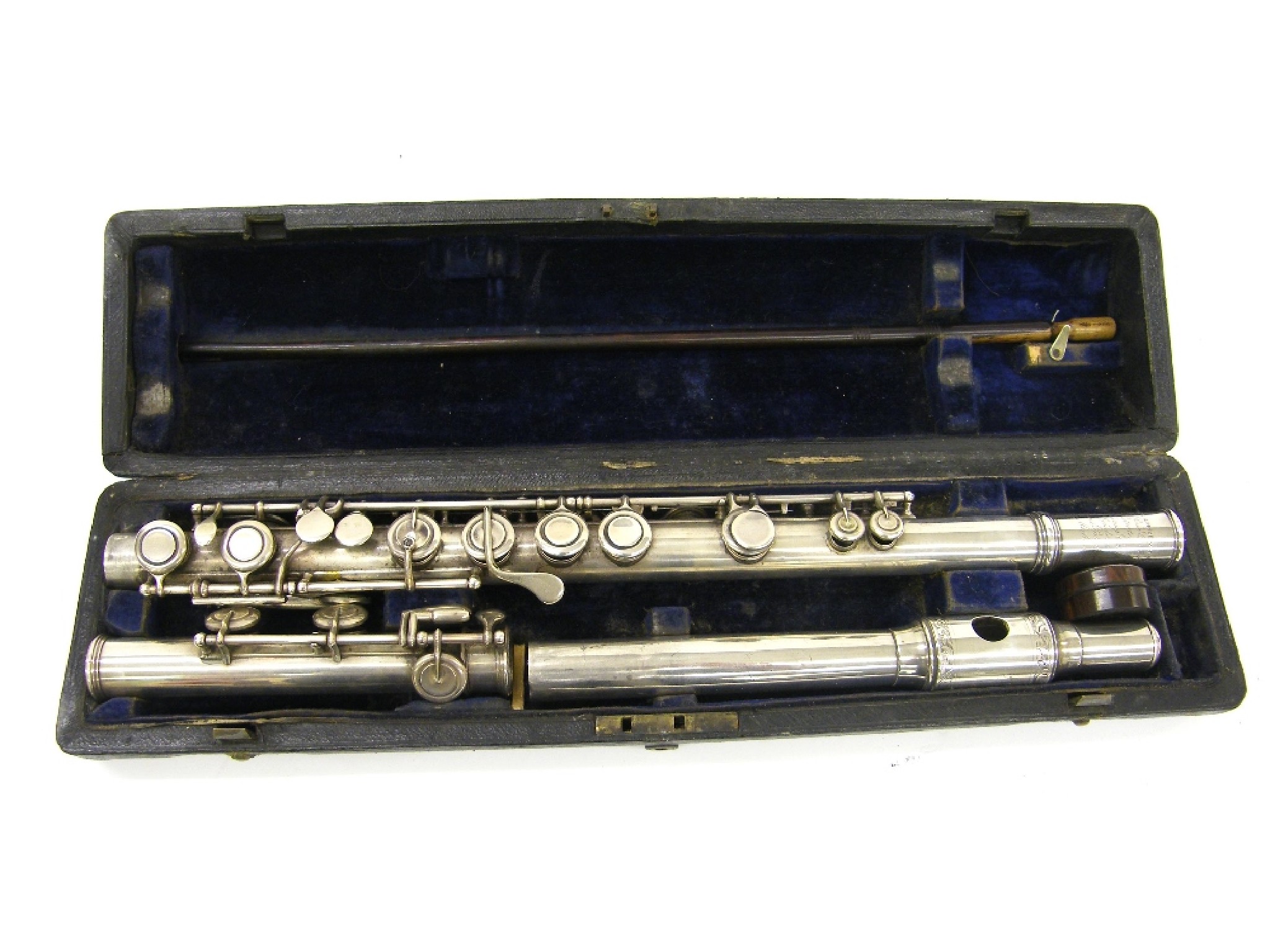 Appraisal: Rudall Rose Carte Co Boehm's Parabola Carte's mechanism silver flute