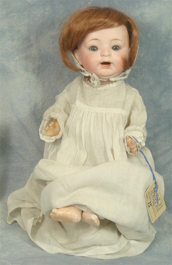 Appraisal: Morimura Brothers Bisque head doll inches tall bisque head has