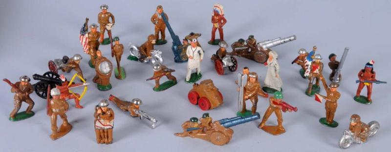 Appraisal: Lot of Dime Store Figures Description Various figures include World