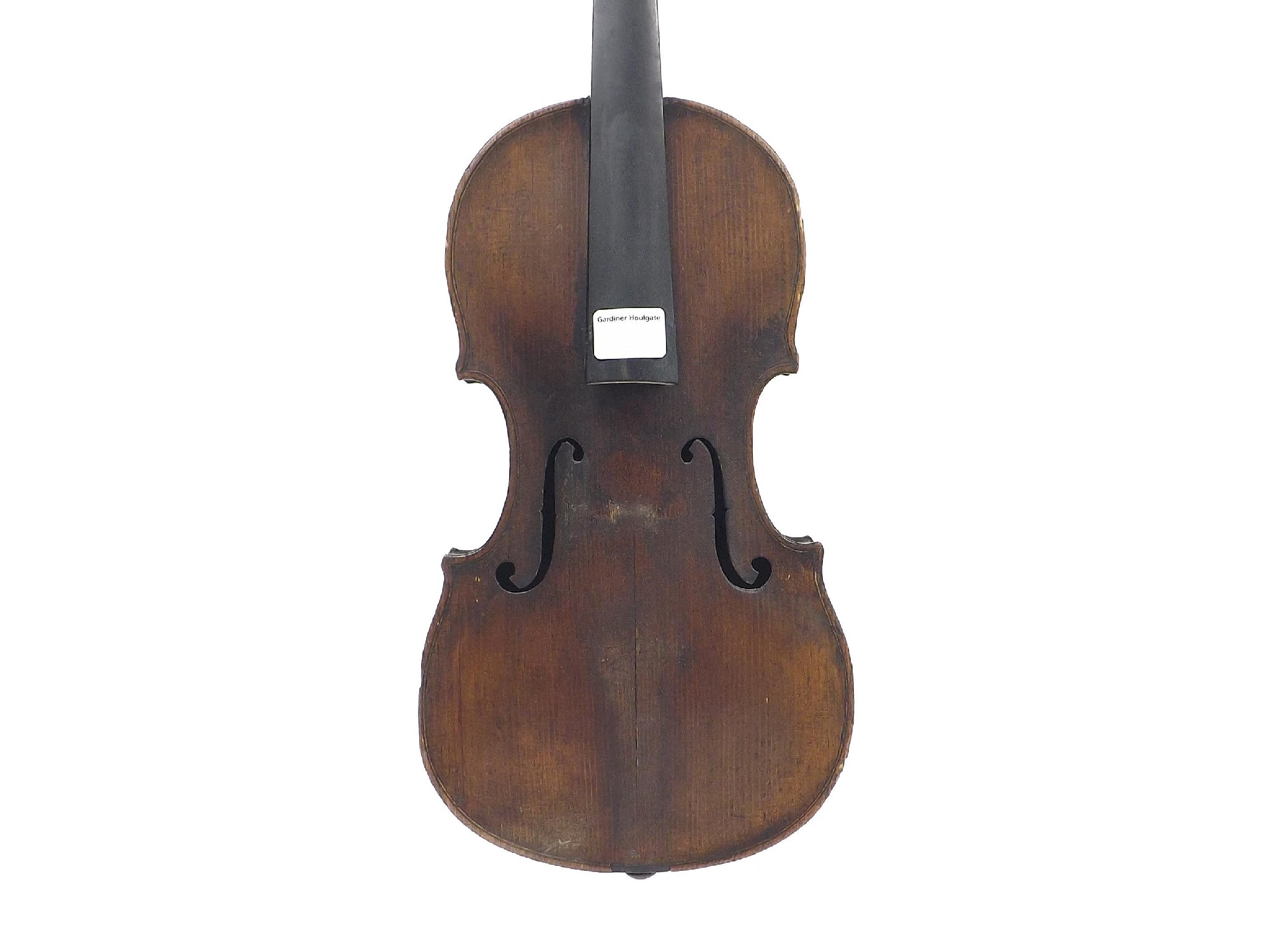 Appraisal: Mid th century English violin bearing an indecipherable label cm