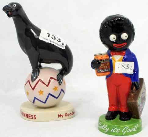 Appraisal: Coalport Advertising Figures Sealion Limited Edition and Farewell Golly Limited