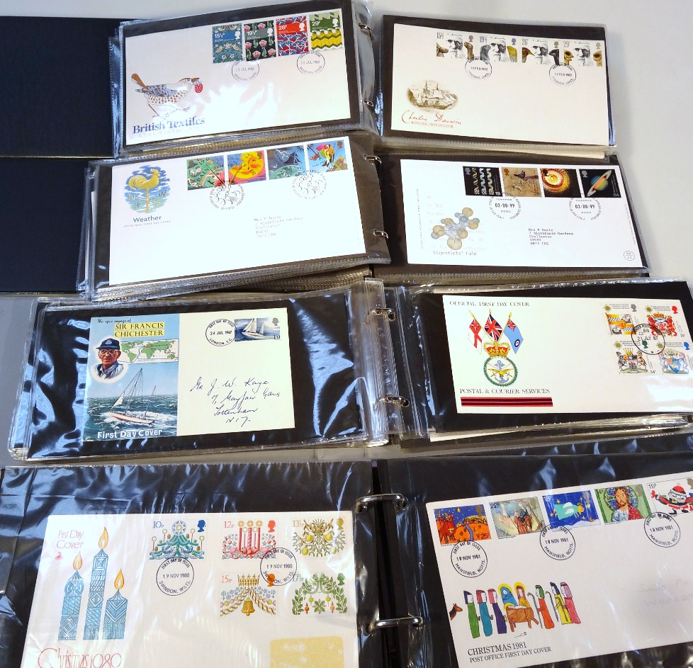 Appraisal: Various First Day Covers to include 's British Textiles British