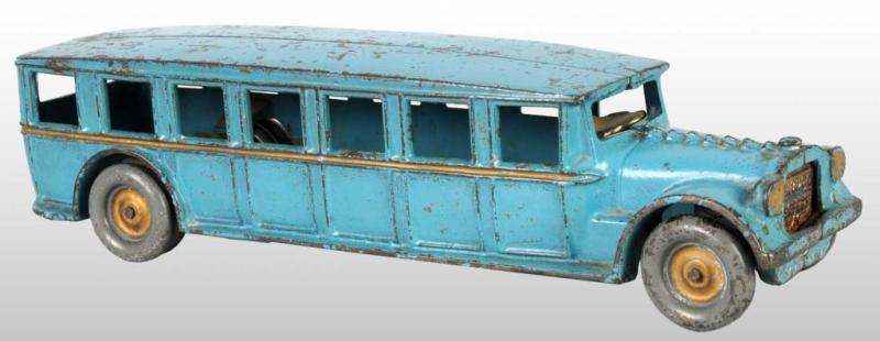 Appraisal: Cast Iron Arcade Fageol Bus Toy Description Includes one nickel