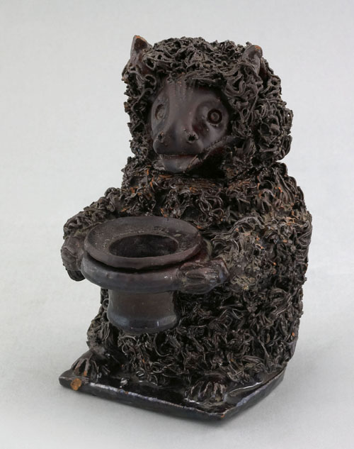 Appraisal: Shenandoah Valley redware inkwell th c attributed to Anthony Baecher