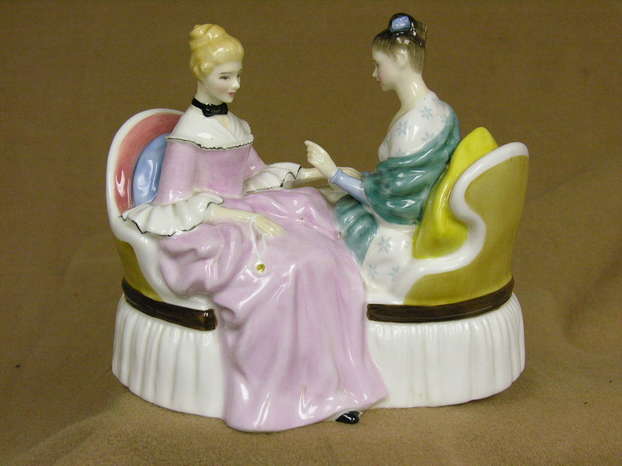 Appraisal: ROYAL DOULTON HEART TO HEART HN FIGURINE Estate item Condition