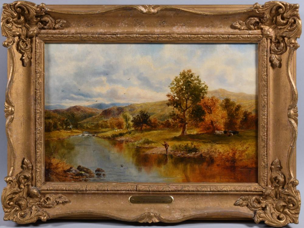 Appraisal: NORMAN BRADLEY BRITISH TH CENTURY AUTUMN ON THE LLUGWY N