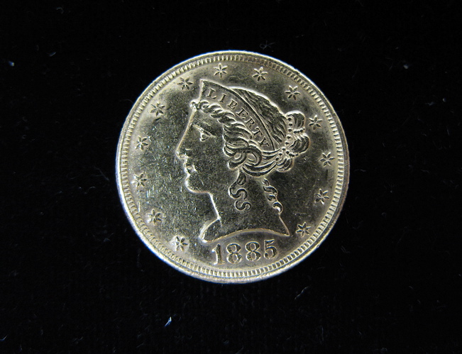 Appraisal: U S FIVE DOLLAR GOLD COIN Liberty head type -P