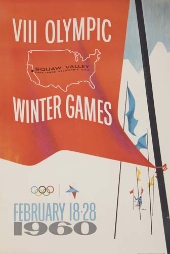 Appraisal: ANONYMOUS VIII OLYMPIC WINTER GAMES x inches Kaiser Graphics Oakland