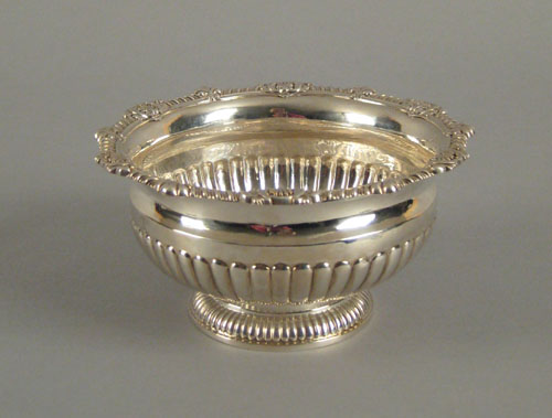 Appraisal: Irish silver waste bowl ca bearing the touch of Jas