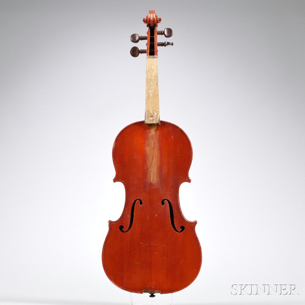 Appraisal: Violin labeled LEON BERNADEL PARIS length of back mm Estimate