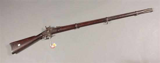 Appraisal: Percussion rifle marked ''L G Y U S Windsor VT