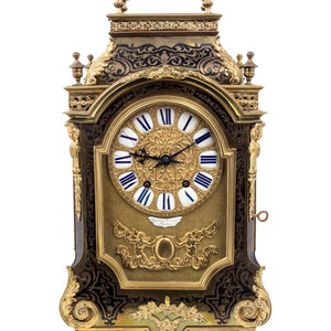 Appraisal: A Napoleon III Gilt Bronze Mounted Boulle Marquetry Bracket Clock