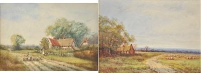 Appraisal: Richard Ambler United Kingdom th- th Century Two Irish Farm