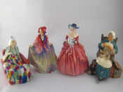 Appraisal: A group of four Royal Doulton figures Sweet Anne HN