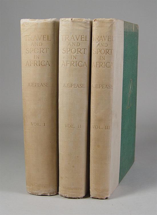 Appraisal: Book Travel Sport in Africa by A E Pease Published