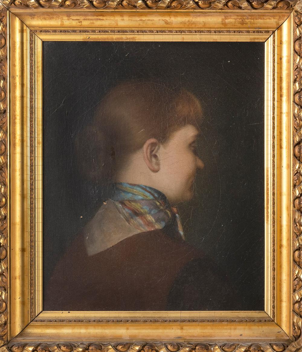 Appraisal: AMERICAN SCHOOL LATE TH CENTURY PORTRAIT OF A YOUNG GIRL