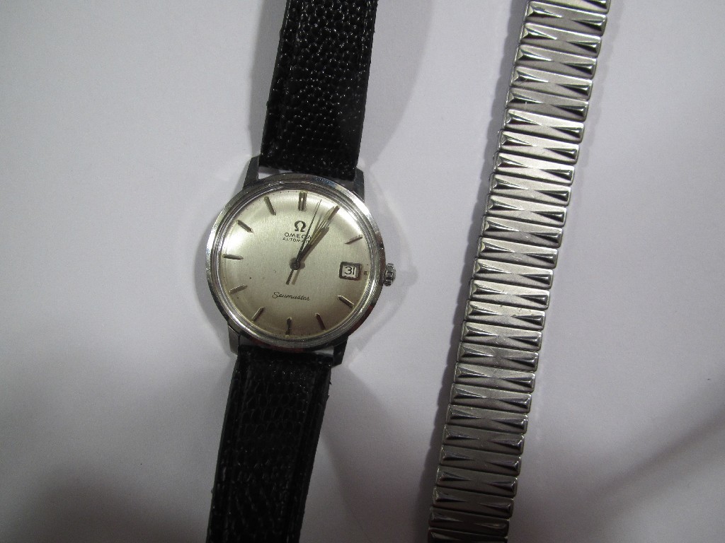 Appraisal: Gents stainless steel Omega Seamaster Automatic with silvered dial batons