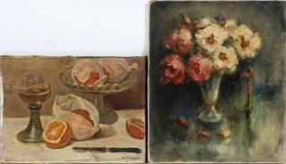 Appraisal: JORWITZ AND DENONNE OILS ON CANVAS TWO JORWITZ AND DENONNE