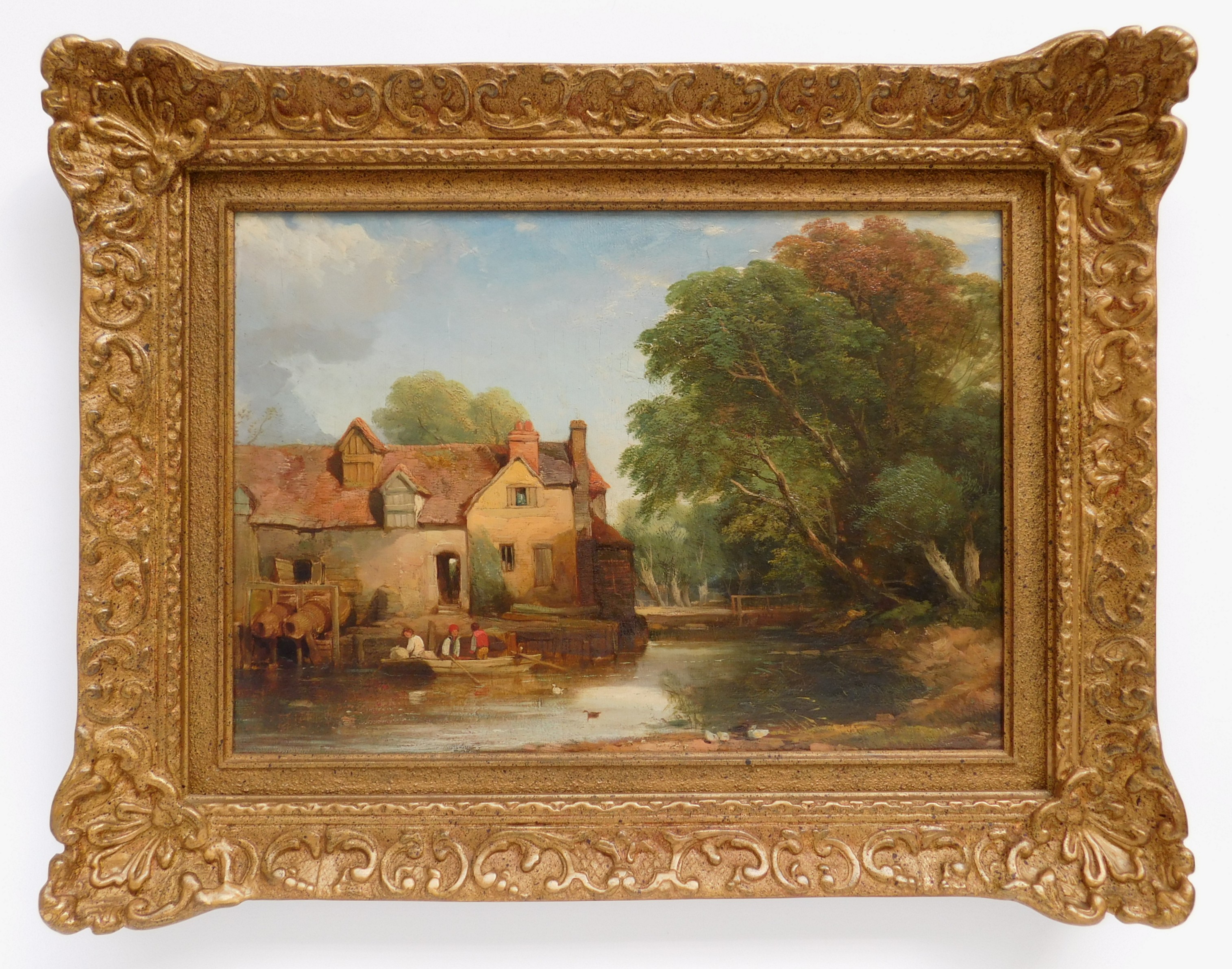 Appraisal: Henry Jutsum British - ''A Suffolk's Mill''- oil on board