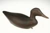 Appraisal: DECOY - Mid s hand carved black duck decoy signed