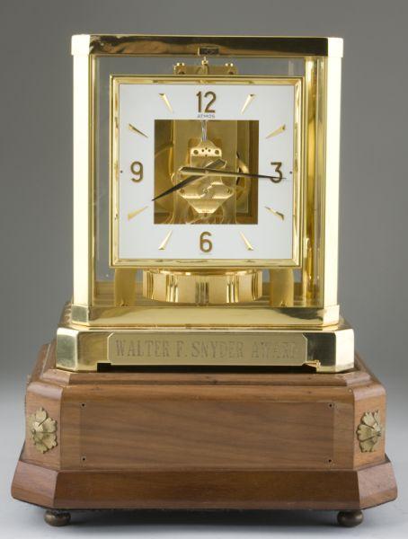 Appraisal: LeCoultre Atmos Heritage VIII Clock innovative atmospheric clock made in