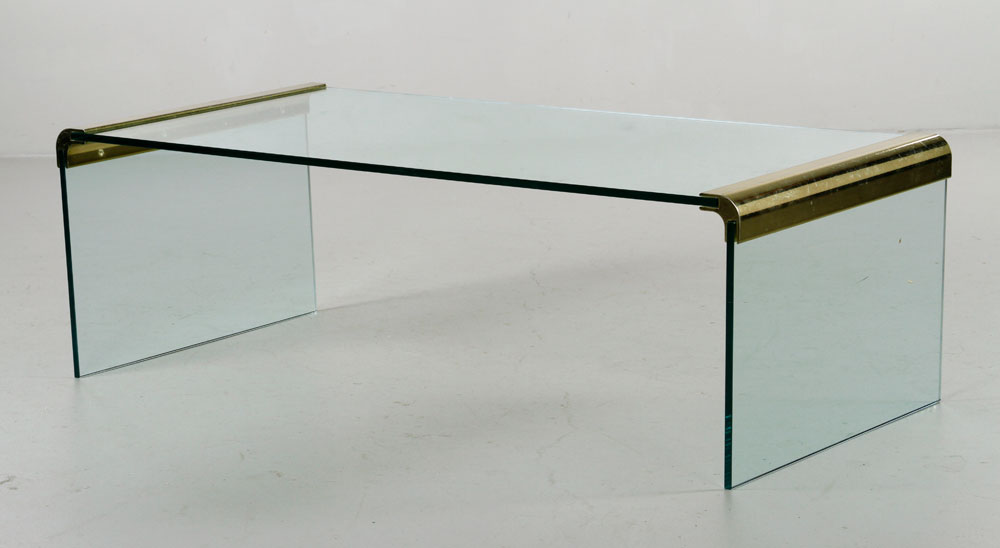 Appraisal: - Rosen for Pace Waterfall Coffee Table Leon Rosen for