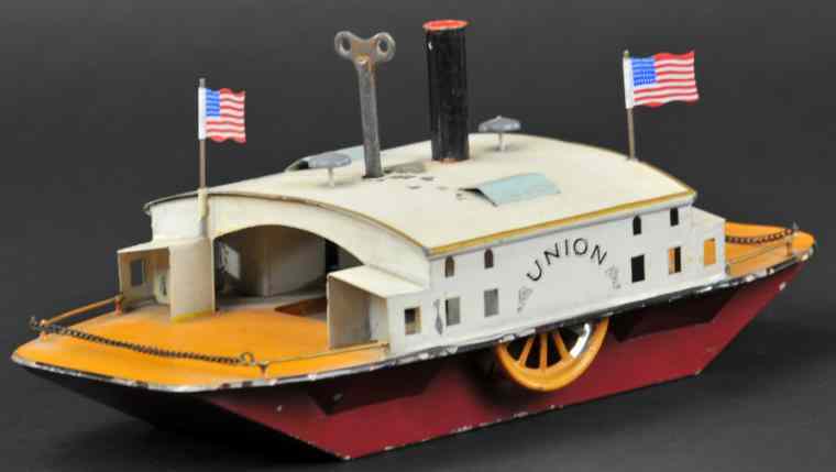 Appraisal: BING ''UNION'' FERRY Germany flat platform ferry rare size used