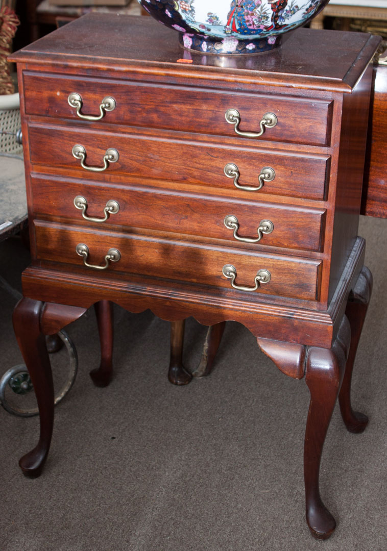 Appraisal: Jewelry chest on stand