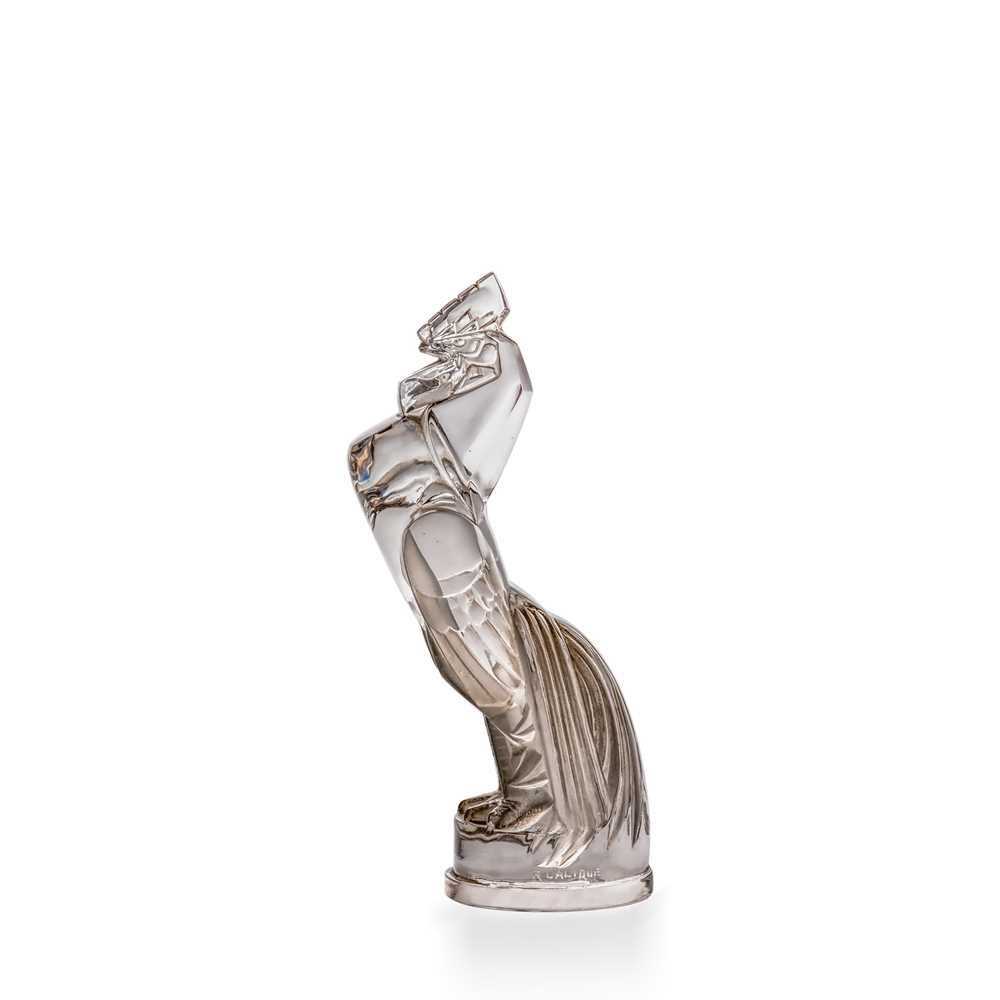 Appraisal: REN LALIQUE FRENCH - COQ HOUDAN CAR MASCOT NO designed