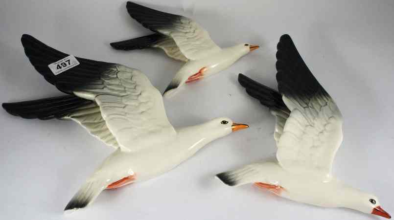 Appraisal: Beswick Set of Three Wallplaques as Seagulls