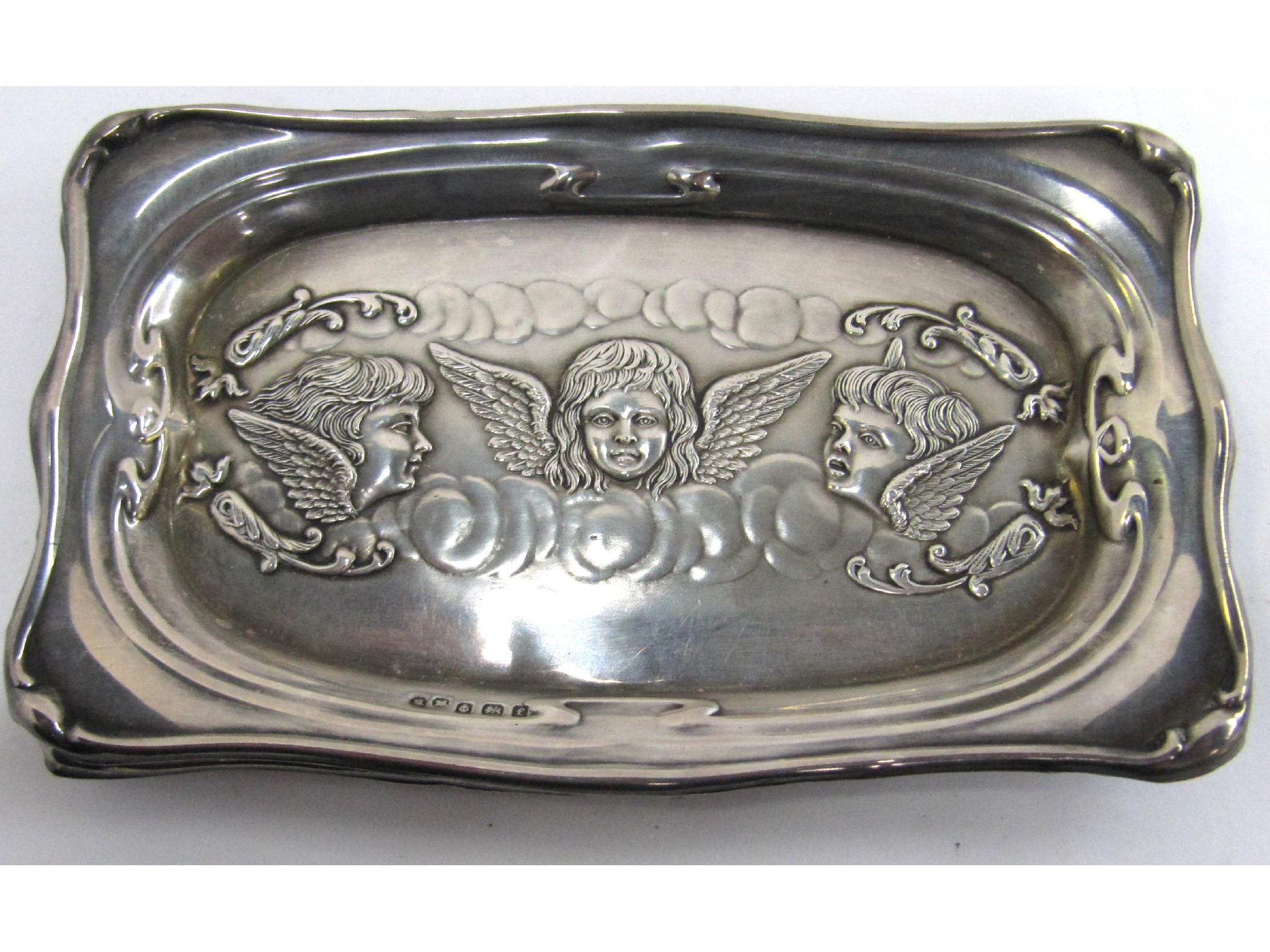 Appraisal: A pair of silver dishes Birmingham