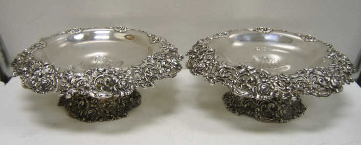 Appraisal: BLACK STARR FROST NEW YORK - Pair of good sterling