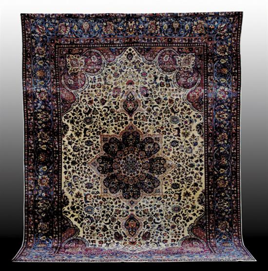 Appraisal: Kashan carpet circa s ' x '