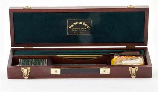 Appraisal: Pendleton 'Bisley' rifle gun-cleaning set for caliber in mahogany box