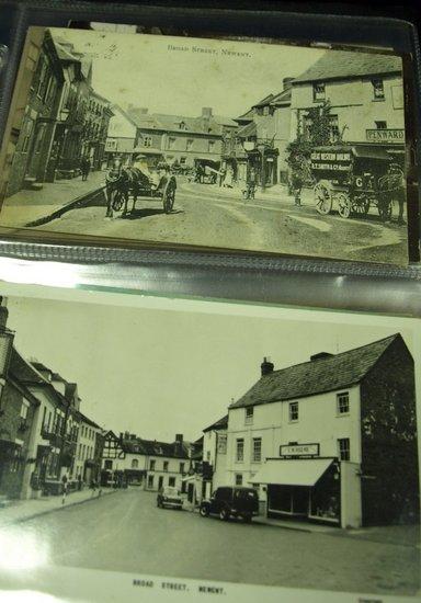 Appraisal: An album of postcards relating to Dymock and Newent