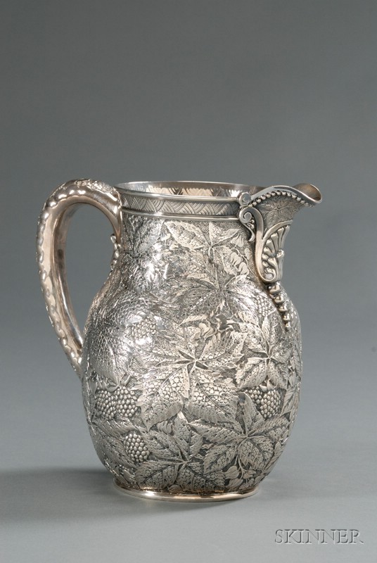 Appraisal: American Aesthetic Movement Water Pitcher late th century Bigelow Kennard