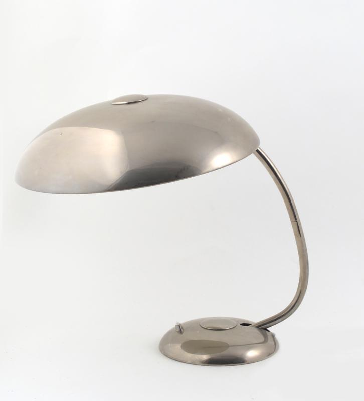 Appraisal: A chrome metal desk lamp