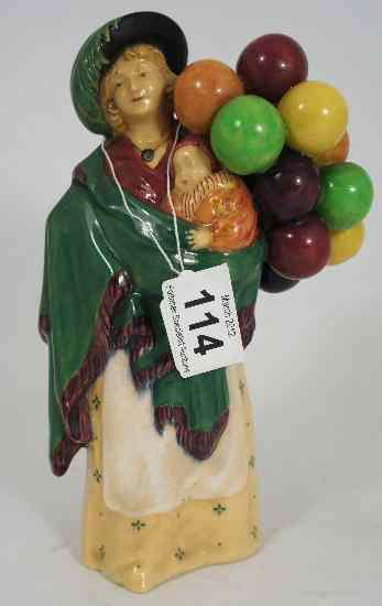 Appraisal: Royal Doulton Figure The Balloon Seller HN crazed