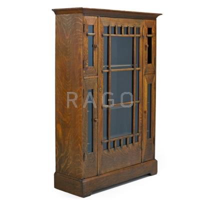 Appraisal: SHOP OF THE CRAFTERS Unusual china cabinet Cincinnati OH ca