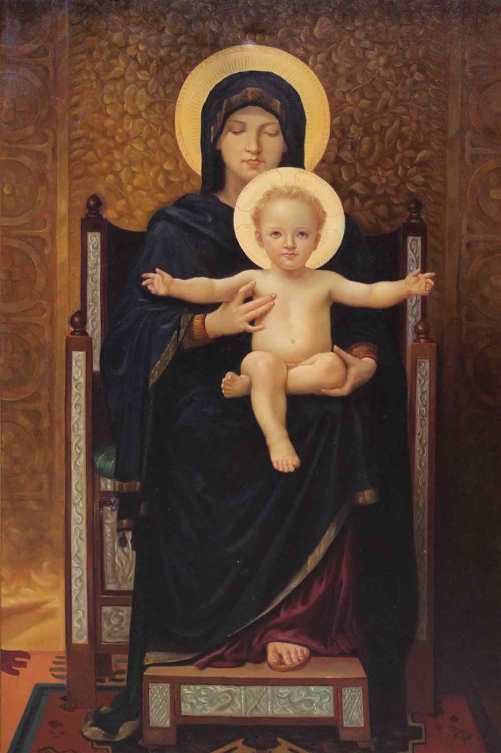 Appraisal: MADONNA AND CHILD Giclee x in Framed