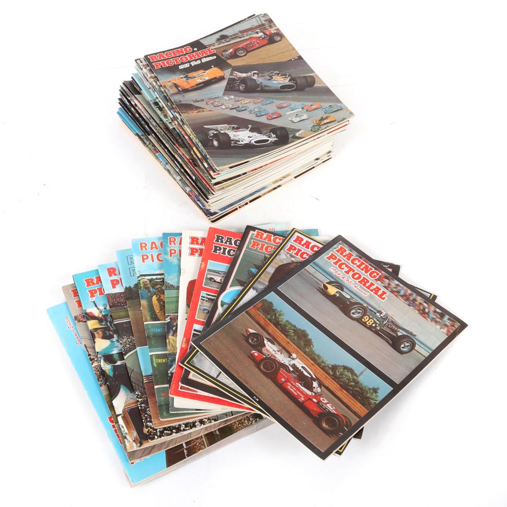 Appraisal: LOT OF RACING PICTORIAL MAGAZINES - Lot of Racing Pictorial